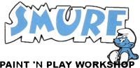Smurf Paint 'n Play Workshop