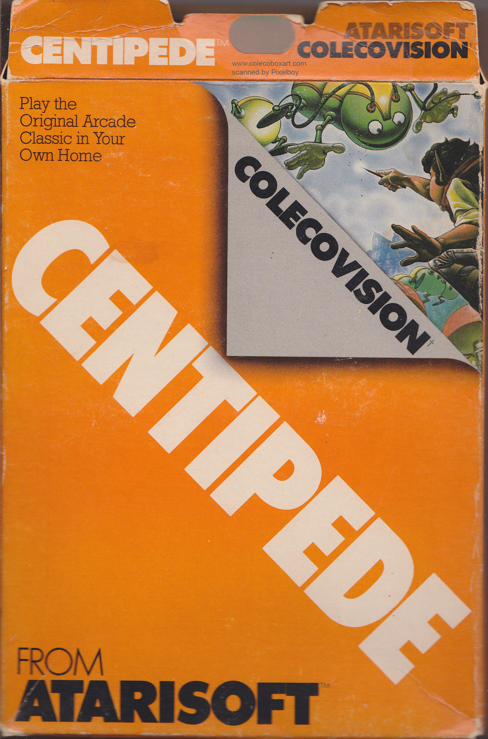 Colecovision Box Art Centipede