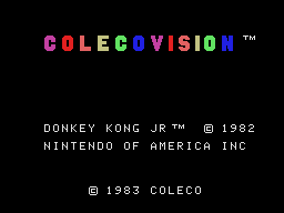 Donkey Kong Jr title screen