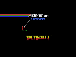 Pitfall! title screen