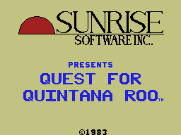 Quest for Quintana Roo title screen