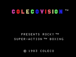 Rocky title screen