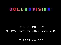 Roc'n Rope title screen