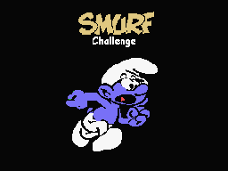 Smurf Challenge title screen