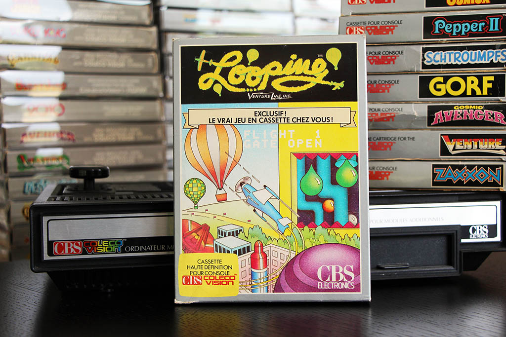 Jeu Colecovision Looping - En Boîte, Fonctionne Parfaitement, Version Anglaise